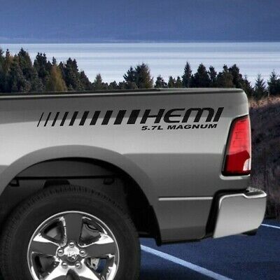  Custom  Truck  Decals  For Hemi Truck  Rear Bed Sport Stripes 