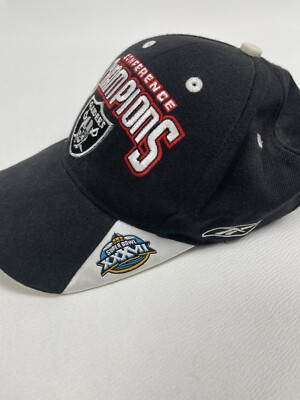 VTG Oakland Raiders Hat 2002 AFC Conference Champions NFL Super