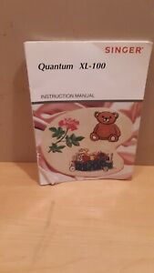 SINGER QUANTUM XL-1000 Original Instruction Manual Printed in Japan