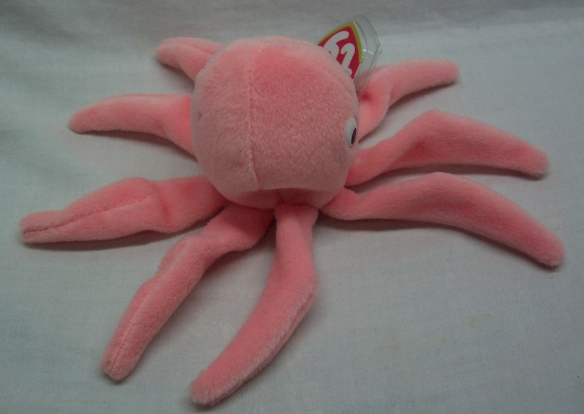 TY Beanie Baby INKY THE PINK OCTOPUS 6