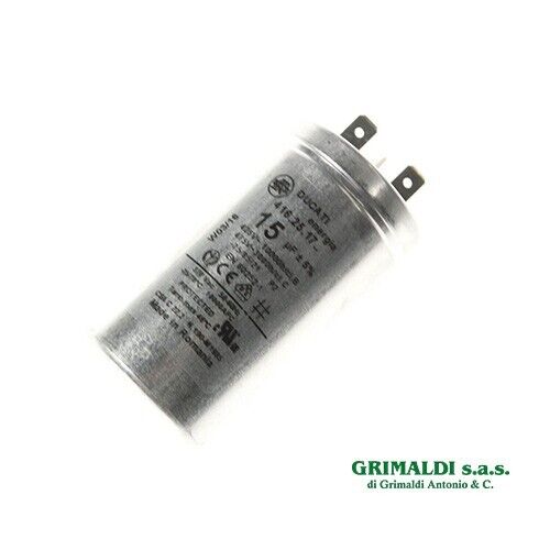 CONDENSATORE 15µF 475V DUCATI PER ASCIUGATRICE UNIVERSALE 416251728 481010344796 - Foto 1 di 2