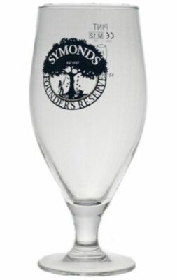 Volles Etui mit 24 x Symonds Apfelwein Pint Gläsern 20oz Brandneu CE gestempelt