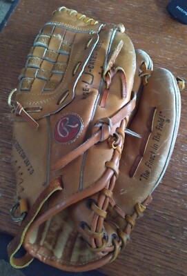 Rawlings Reggie Jackson Fastback Hinged Pad Golden Brown Baseball Glove L Handed