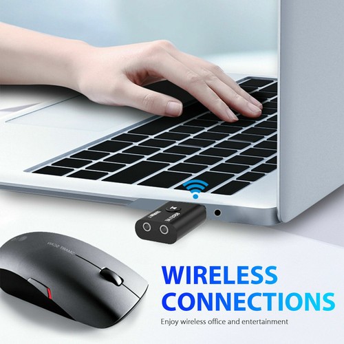 Mini 3.5mm Bluetooth 5.0 Transmitter Receiver TV PC Car USB Audio Stereo Adapter - Picture 11 of 12