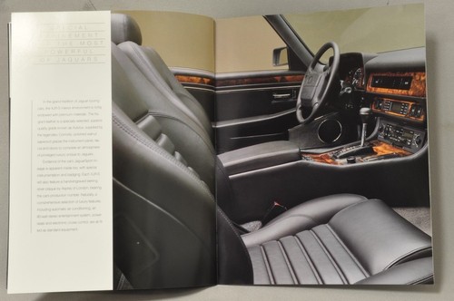 Jaguar 1993 XJS XJRS Deluxe Brochure NEW - Picture 10 of 12