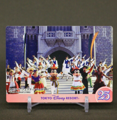 World Festival 1986 Tokyo Disney Resort COLLECTION CARDS 25th