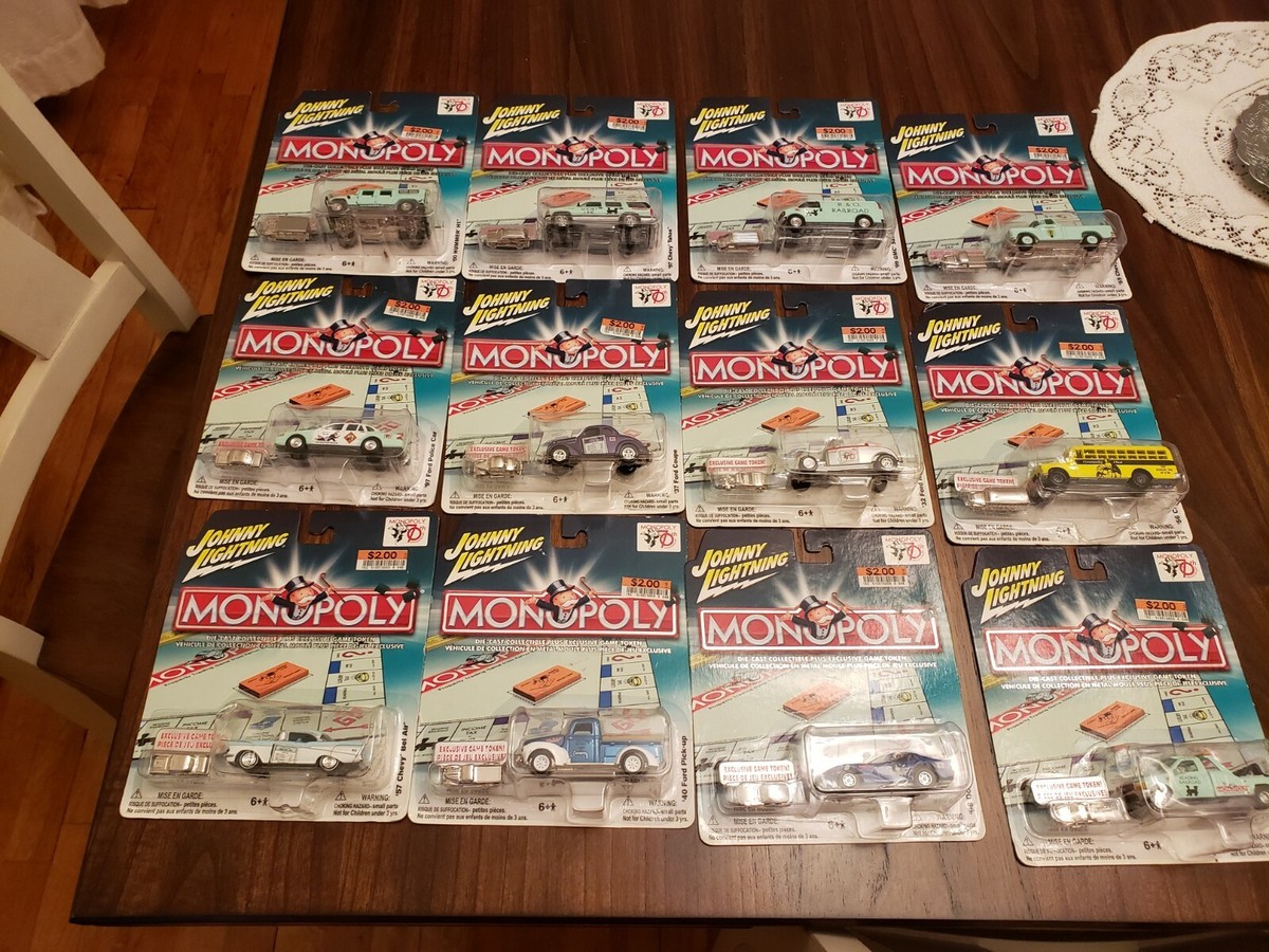 Johnny Lightning Monopoly 70周年記念ミニカー JOHNNY LIGHTNING MONOPOLY 70TH ANNIVERSARY 1 RANDOMLY PICK ITEM