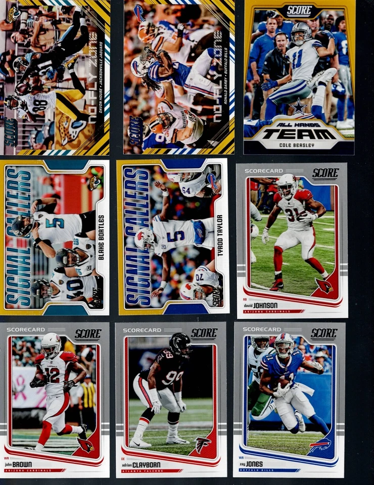 2018 SCORE FOOTBALL COMPLETE YOUR SET INSERTS BUY MORE SAVE MORE! - Image 2 of 4