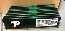 Lot of 10 Patriot 2 x 8GB (16GB Kit) PC3-12800U DDR3-1600 Memory PSD316G1600KH
