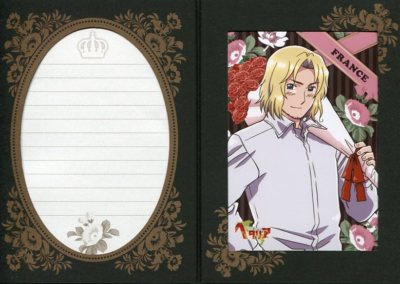 photo + memo Hetalia Axis Powers world series anime movic France