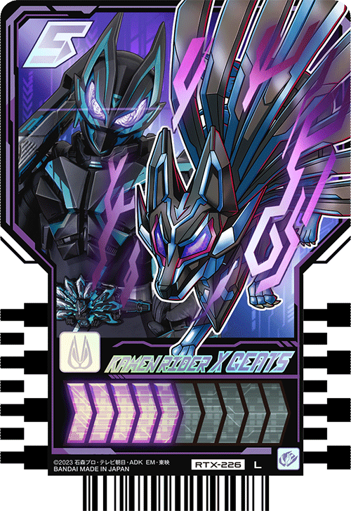 Kamen Rider X Geats Gotchard Ride Chemy card Phase EX02 RTX-226 L