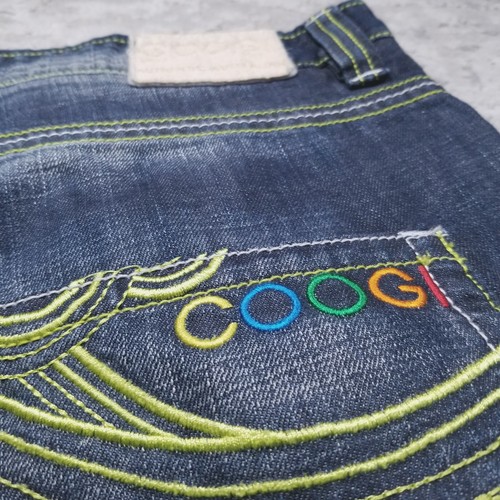 Pantalones Cortos De Colección Y2K Coogi Denim Azul Para Hombre 40 Bolsillos Bordados Coloridos - Imagen 12 de 20