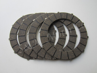 BSA C15 C25 B25 B40 B44 TRIUMPH TR25W SINGLE FRICTION CLUTCH PLATE 4 SET 57-2726