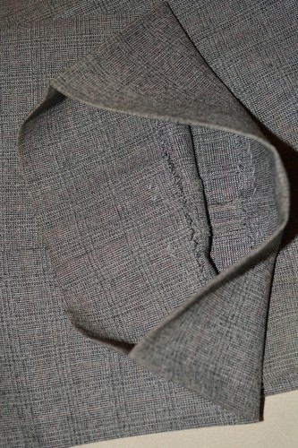 Vintage New Old Stock Wool Gray Plaid Pants Trousers 100% Wool Flat Front 38 29 - Picture 18 of 24