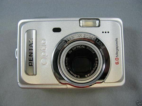 Pentax Optio S60 6MP Digital Camera with 3x Optical DISPLAY Pentax Optio S60 6MP Digital Camera with 3x Optical DISPLAY