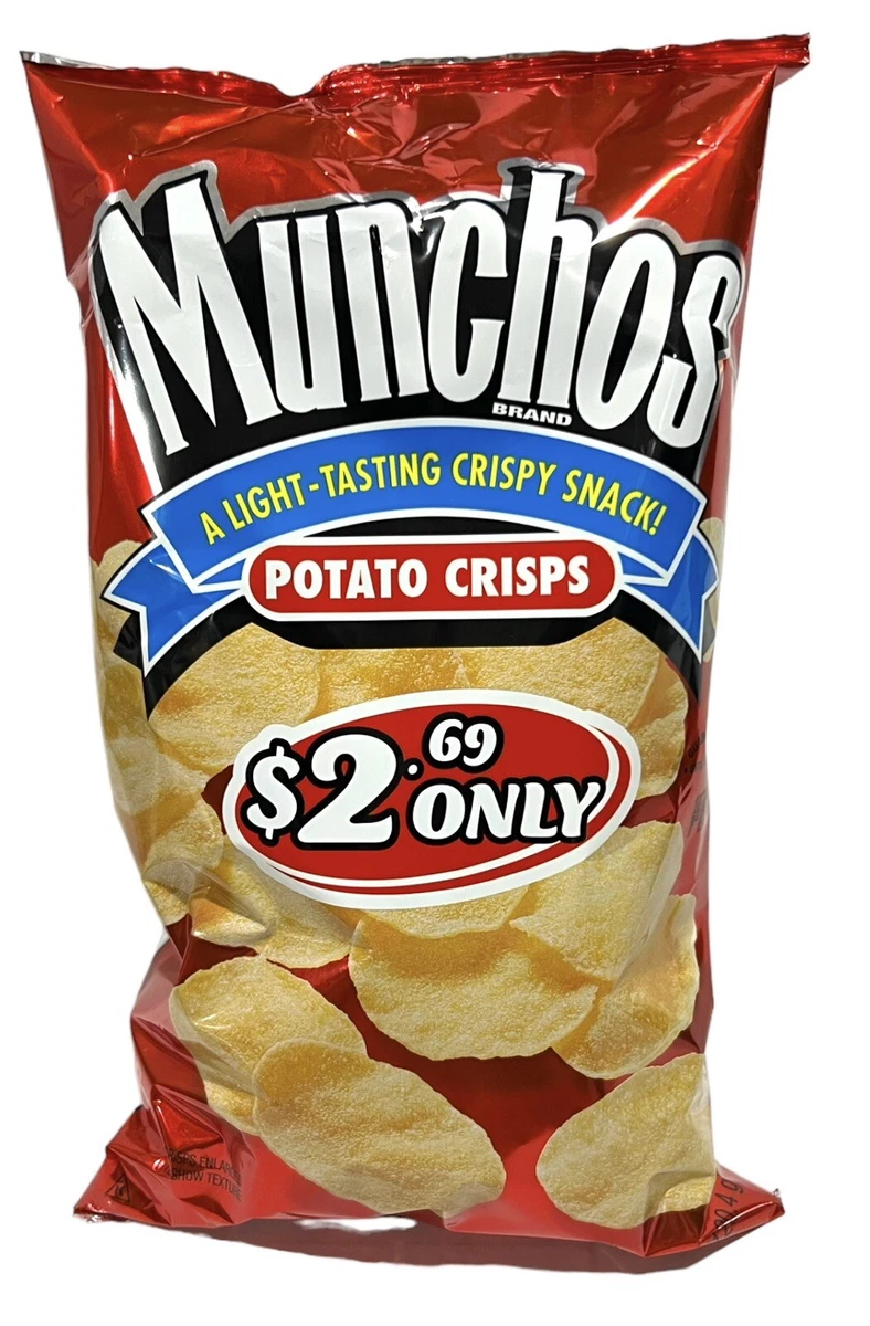 Munchos Light Tasting Crispy Potato Chips Frito Lay 4.25 oz eBay