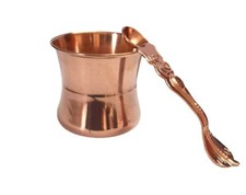 Cobre puro Tamba Pooja Panch Patra con cuchara Achmani Pali