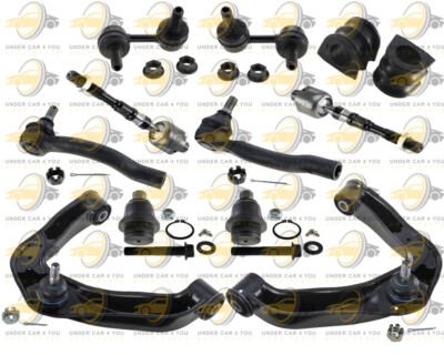 12 Pcs Upper Control Arms Rack Ends For 05-15 Nissan Xterra Sway Bar Bushings