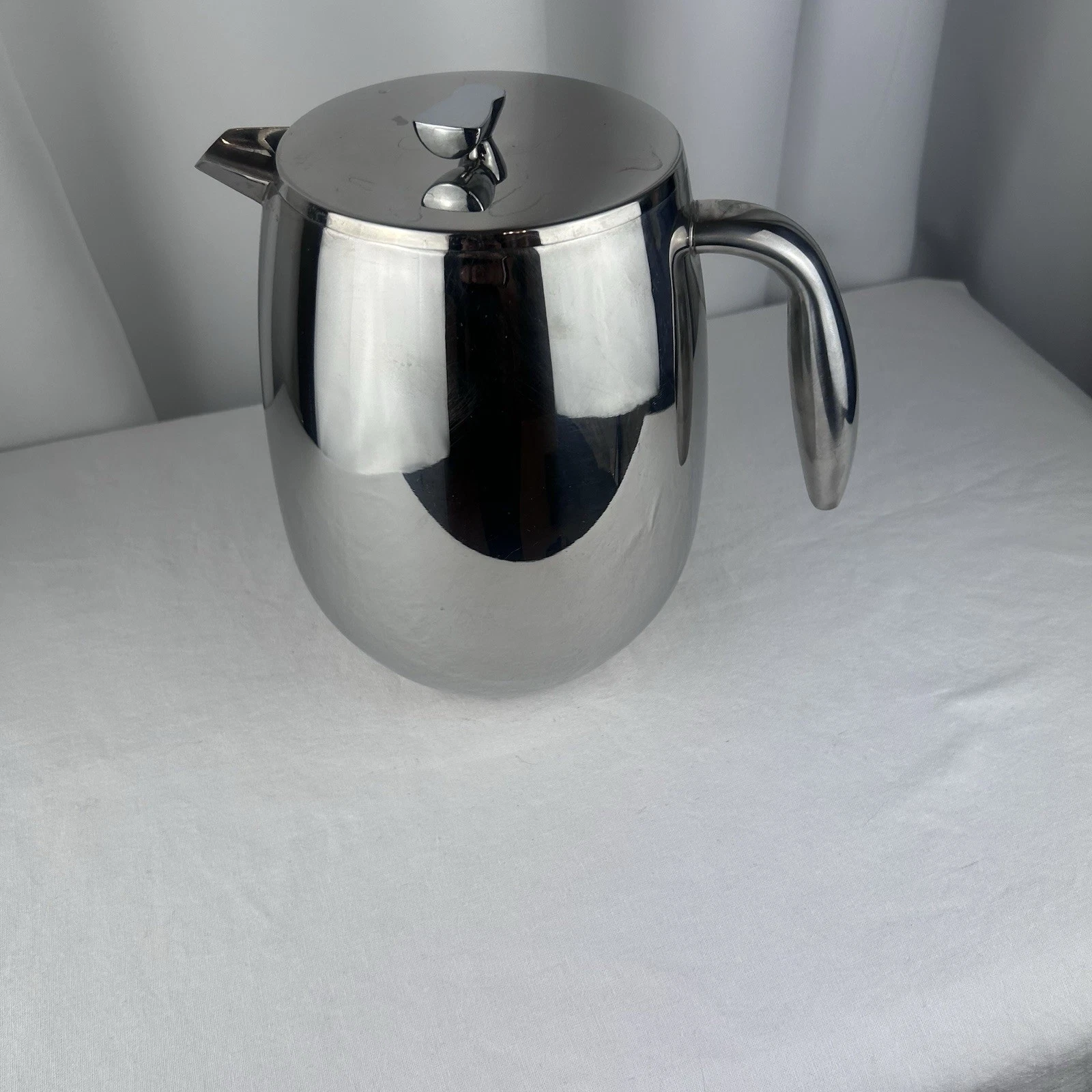 Bodum Columbia Stainless Steel Thermal French Press Coffee Maker, 12oz/350ml