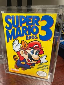 Super Mario Bros. 1, 2 AND 3 Graded WATA 9.0, WATA 8.5 and VGA 85