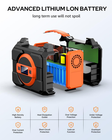 Portable Power Station 300W, Outdoor Solar Generator Backup Battery Pack 220Wh/6 7445031753755