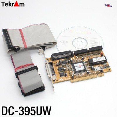 TEKRAM DC-395UW 50 68-Pin Ultra Wide SCSI PCI Slot Controller Adapter
