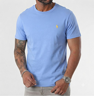 Polo Ralph Lauren Herren T-Shirt Baumwolle in der Farbe Hellblau