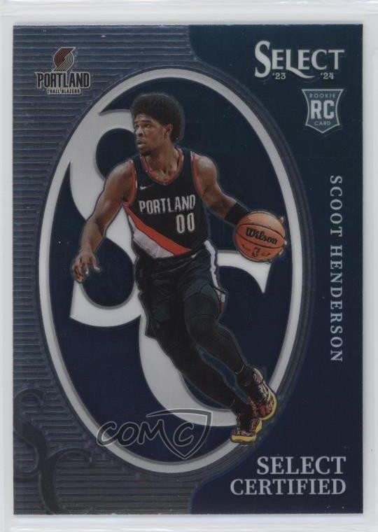 2023-24 Panini Select Select Certified Scoot Henderson #19 11es