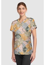 Dickies Prints Scrubs V-Neck Print Top DK667 PCPY PATCH PAISLEY Free Shipping