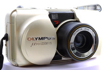 EXC Olympus Stylus mju ZOOM 115 38-115mm Point Shoot 35mm Film Camera Japan