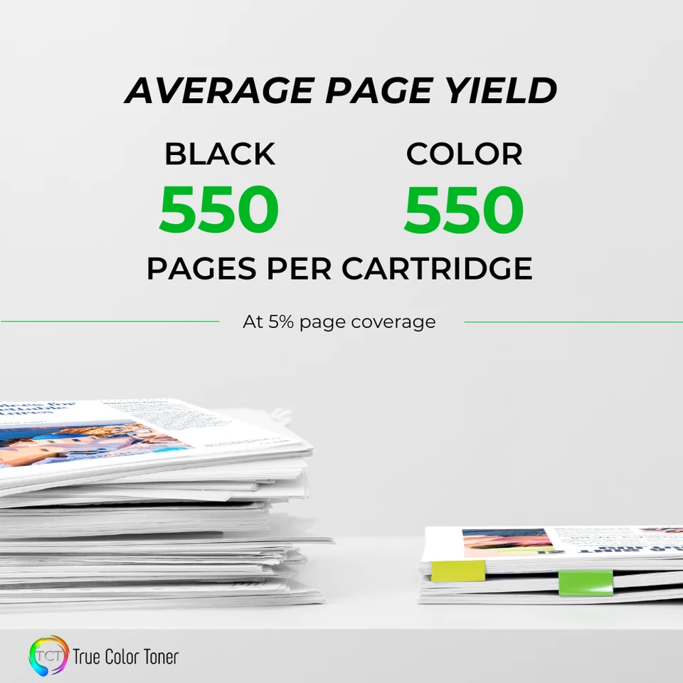 5PK TCT Premium LC402XL BCYM HY for Compatible Brother MFC-J5340 Ink Cartridge - Image 3 of 4