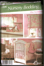 4504 Simplicity Vintage Sewing Pattern Infant Baby Nursery Items CUT Covers