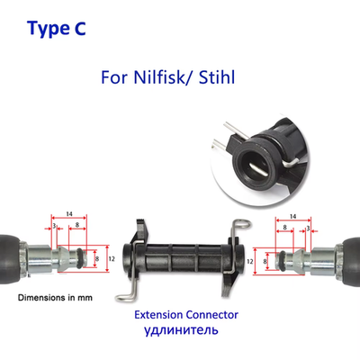 #ad Pressure Washer Hose Pipe Tube Extension Connector Adapter for Bosche AR Black D $14.53