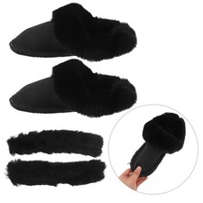 1 Pair Winter Clogs Liners: Warm Furry Clogs Shoe Inserts Liners - Removable