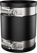 Fernco 1056-22 Flexible Pipe Coupling 2" CI/Plastic/Steel to 2" CI/Plastic