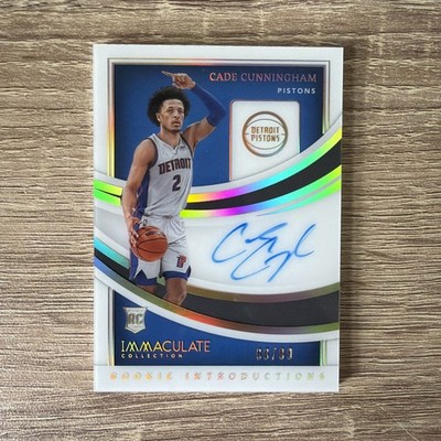 2021-22 Immaculate Collection - Rookie Introductions Cade Cunningham #IRI-CCD