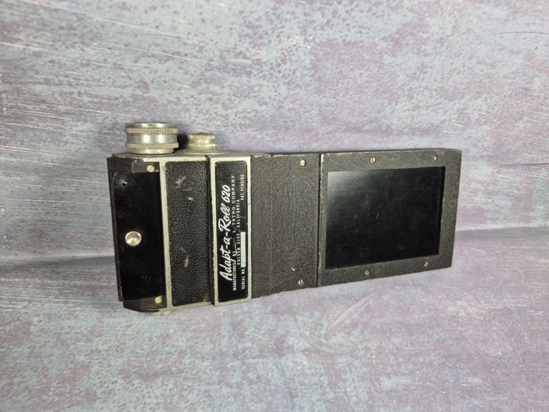 Adapt-A-Roll 620 Film Back for Vintage 4x5 Camera Not Tested