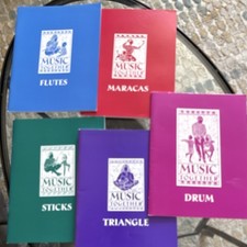 Music Together Educational Song Booklets Drum Flutes Maracas Triangle Sticks