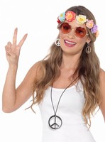 Flower Power Hippie Set - Karneval FaschingskostüM - VervollstäNdige Dein