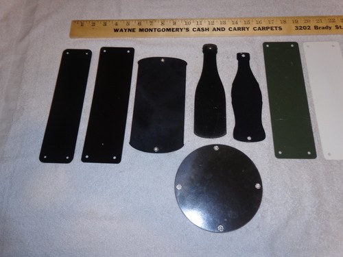VINTAGE SODA B1 DR PEPPER 7UP COCA COLA PORCELAIN METAL SIGN COLLECTION OF 9 WOW - Picture 11 of 16