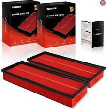 A-premium 2-pc Pre-oiled Engine Air Filter Compatible With Dodge Ram 2500 Ram A-premium 2-pc Pre-oiled Engine Air Filter Compatible With Dodge Ram 2500 Ram