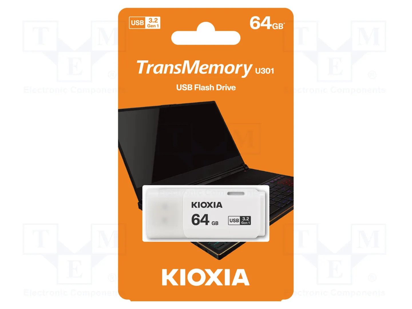 Kioxia Usb 3.2 64Gb U301 - Weiß 4582563850033 - Image 3