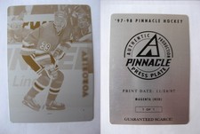 1997-98 Pinnacle Press Plate Magenta Front #188 Vladimir Vorobiev RC Rookie 1/1