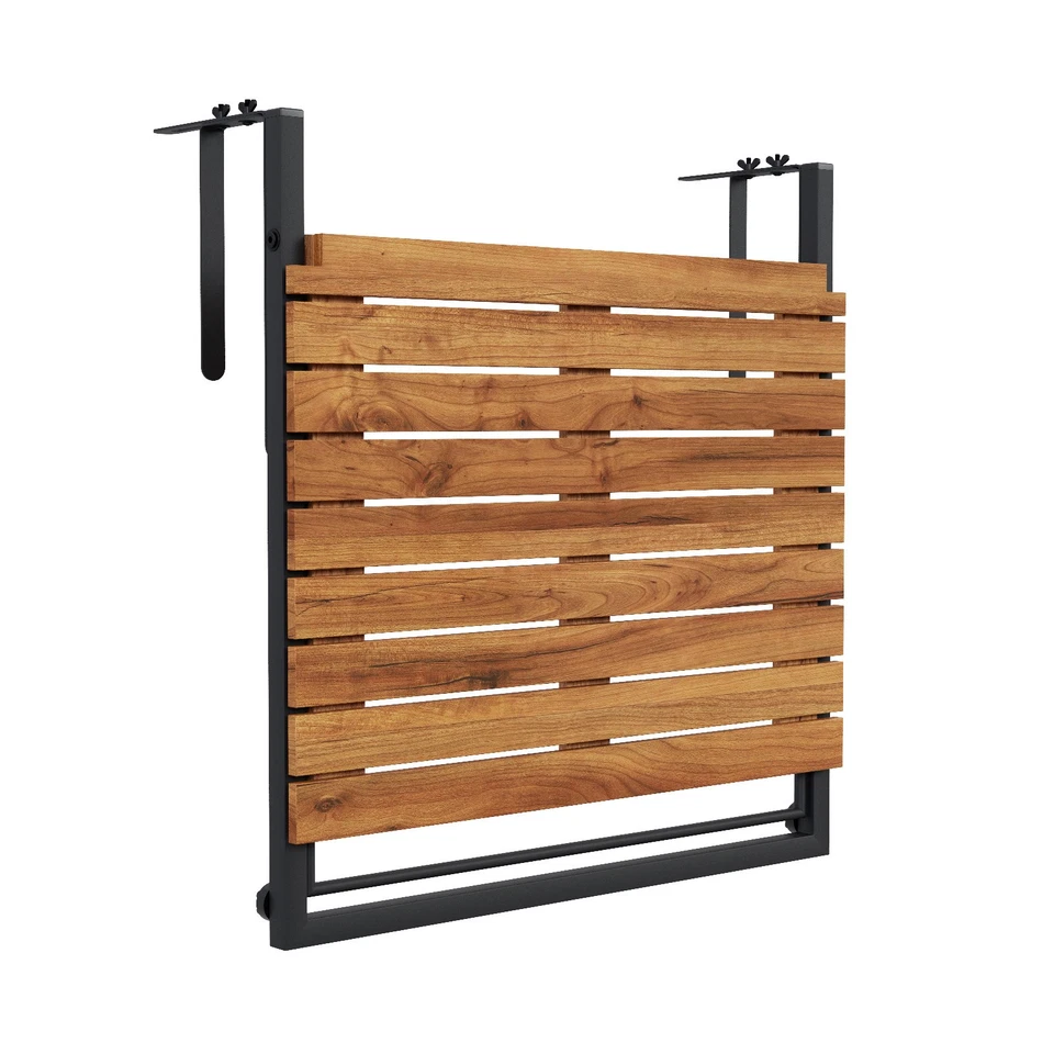 Balkontisch Klapptisch Hängetisch Balkonhängetisch Balkon verstellbar klappbar - Bild 4 von 4