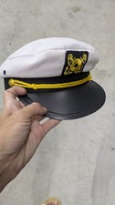 CHILD YACHT BOAT SHIP SAILOR CAPTAIN COSTUME HAT CAP NAVY MARINE ADMIRAL KID HAT