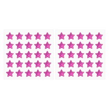 2 Sheet Star Gem Stickers 10mm, Self Adhesive Rhinestones Jewel Sticker Rose Red