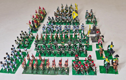 15mm Napoleonic painted Nassau Army. Infantry, artillery