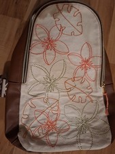 Official Disney Parks Moana Sling Bag - Embroidered Canvas & Faux Leather