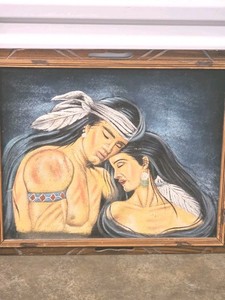 Native American Velvet Painting | eBay