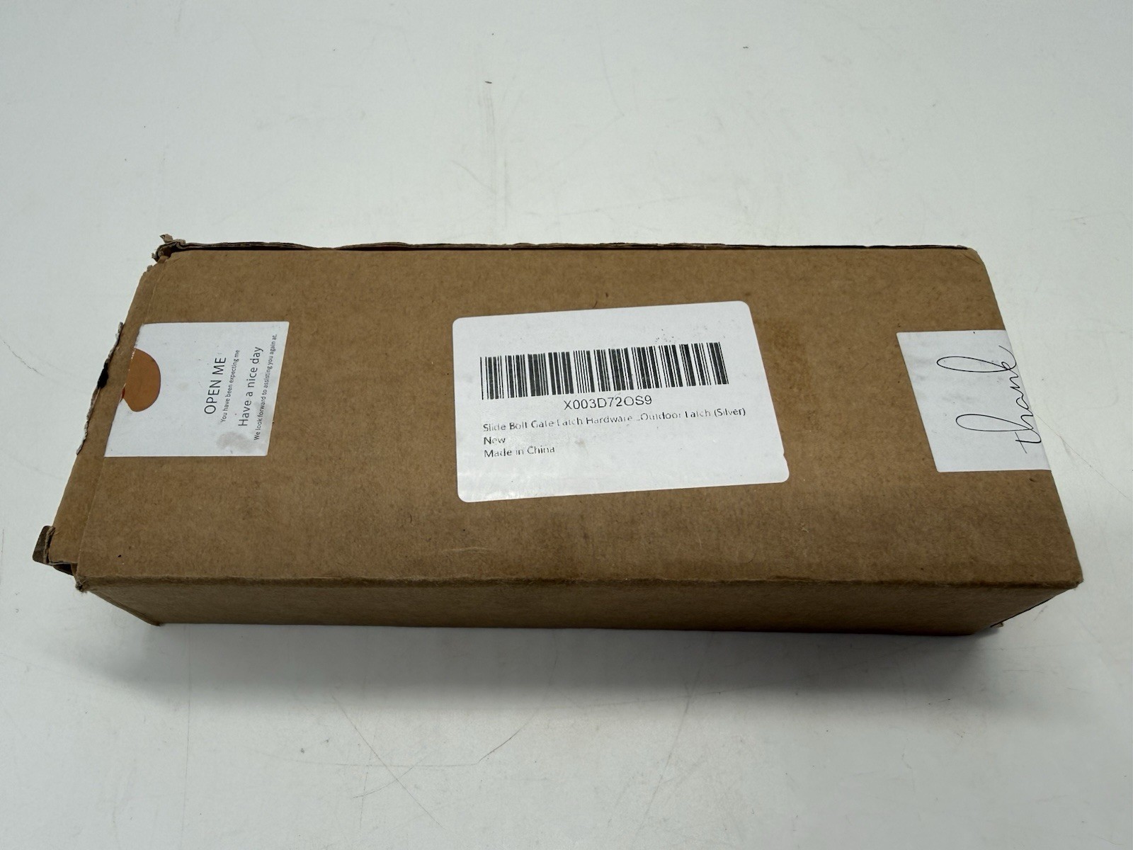 Slide Bolt Gate Latch Hardware, Barrel Bolt Latch, 6.3 Inch Stainless Steel